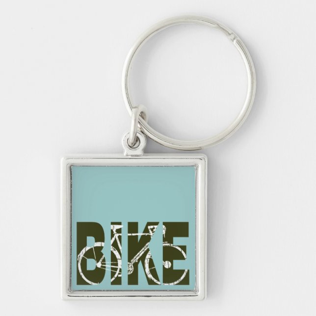 the bike. cycle . cycling key ring (Front)