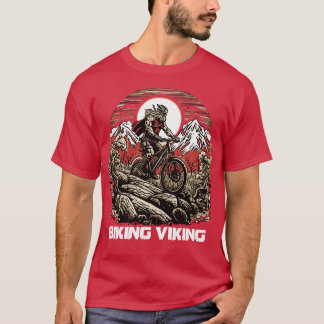 the biking viking loves mountain biking T-Shirt