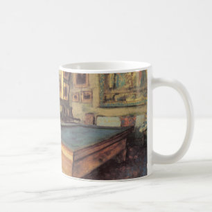 The Billiard Room at Menil Hubert by Edgar Degas Coffee Mug