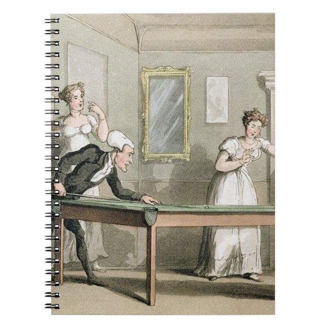 The Billiard Table, from 'The Tour of Dr Syntax in Notebook (Front)