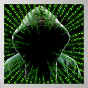 The Binary Code Man Poster