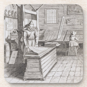 The bindery of Laurens Janszoon Koster, engraved b Coaster