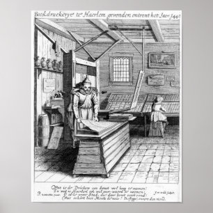 The Bindery of Laurens Janszoon Koster Poster