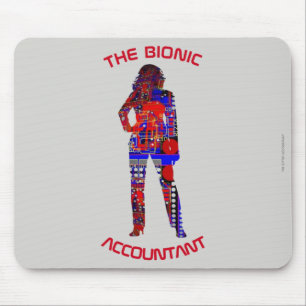 "The Bionic Accountant" Mouse Mat