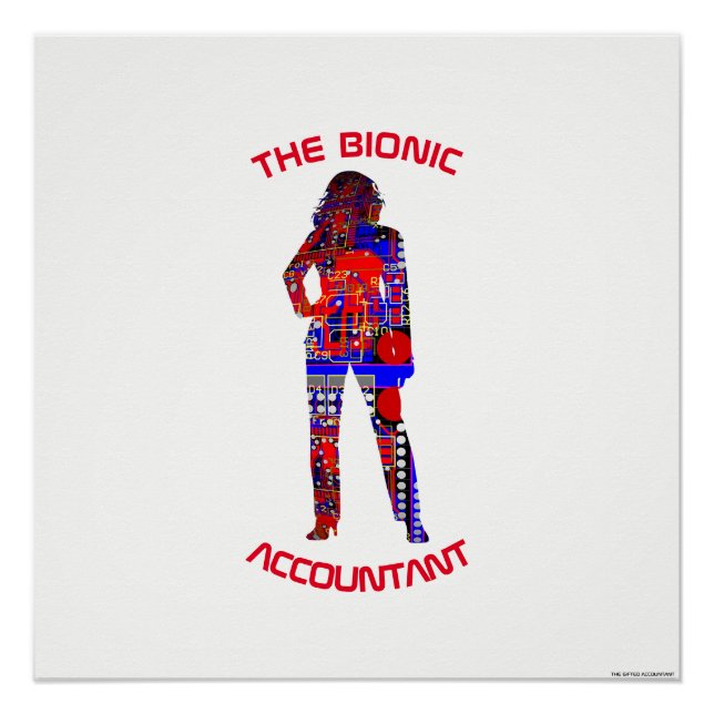 "The Bionic Accountant" Poster (Front)