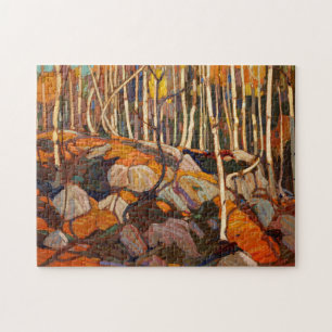 The Birch Grove, Autumn, 1915-1916 by Tom Thomson Jigsaw Puzzle