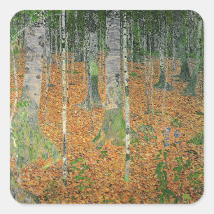 The Birch Wood, 1903 Square Sticker