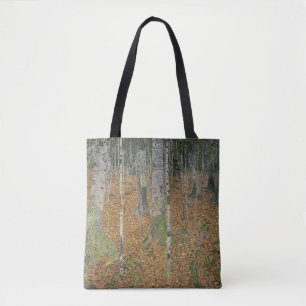 The Birch Wood by Gustav Klimt Tote Bag