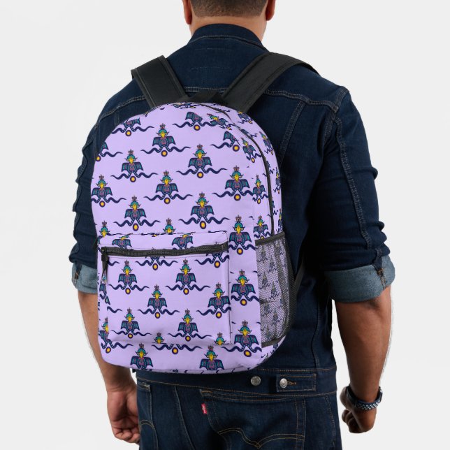 The Bird and the Mouse Printed Backpack (Insitu (Model))