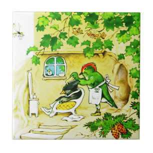 The Bird Barber Tile