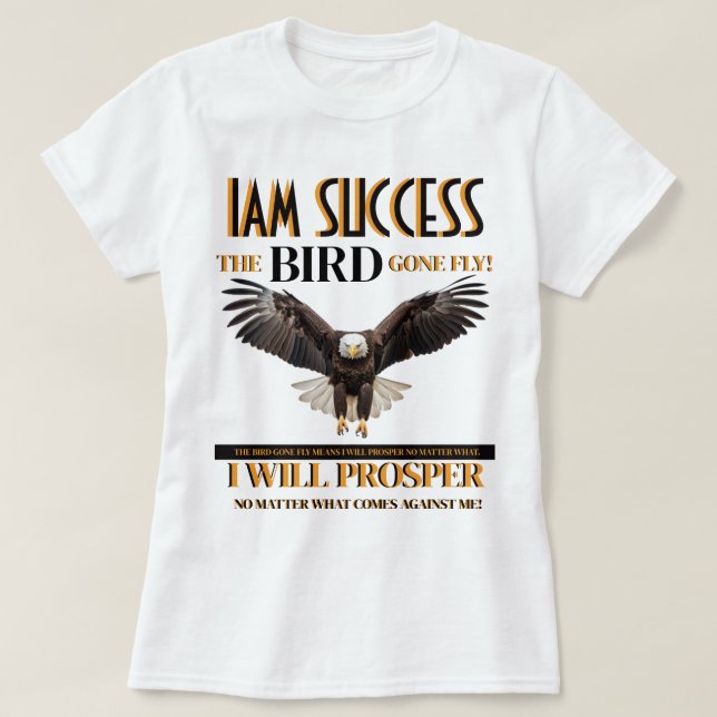 THE BIRD GONE FLY T-Shirt (Design Front)