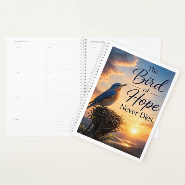 The Bird of Hope Never Dies Planner (Display)