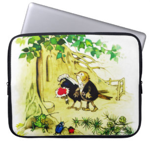 The Bird Wedding Laptop Sleeve