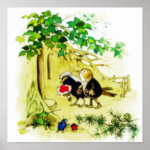 The Bird Wedding Poster