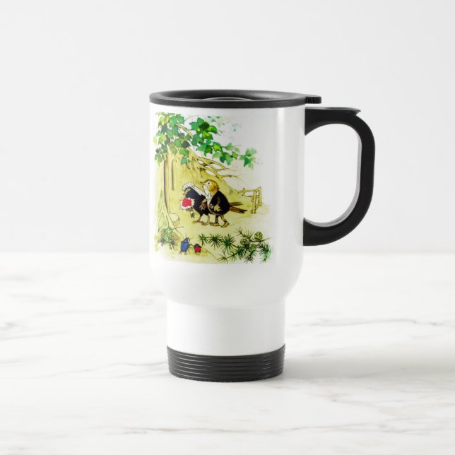 The Bird Wedding Travel Mug (Right)