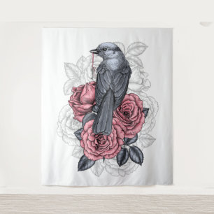 The bird with the silver key tapestry