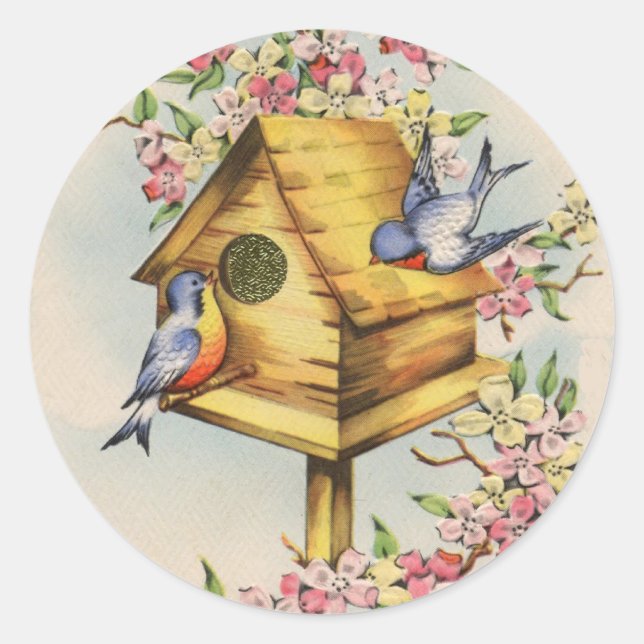 The Birdhouse Classic Round Sticker (Front)