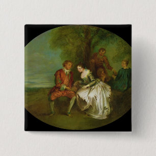 The Birdnester 15 Cm Square Badge