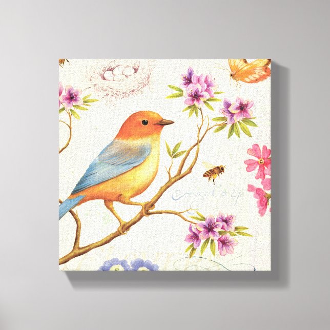 The Birds and the Bees Canvas Print (Front)