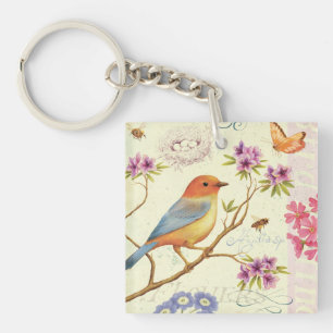 The Birds and the Bees Key Ring