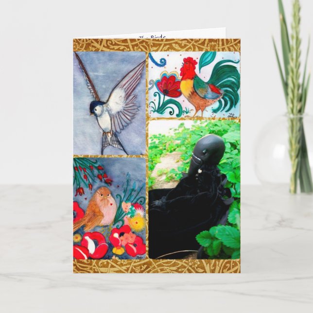 The Birds Greeting Card (Front)