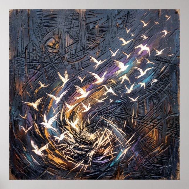 The Birds of Ancestral Passage Wall Art (Front)