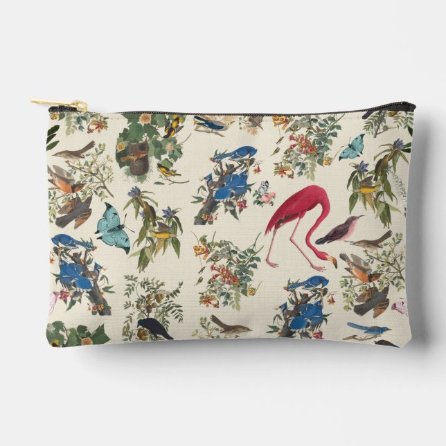 The Birds of John James Audubon Accessory Pouch (Front)