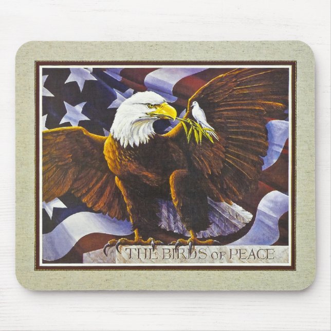 The Birds of Peace Mouse Mat (Front)