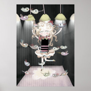 The Birds suspense film Alfred Hitchcock Poster