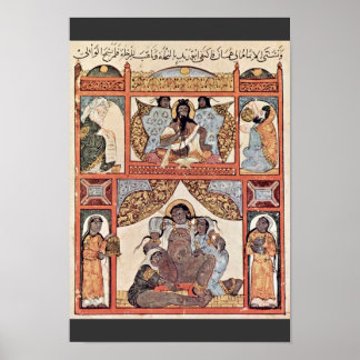 The Birth (39. Maqamat) By Al-Wâsitâ Yahyâ Ibn Poster
