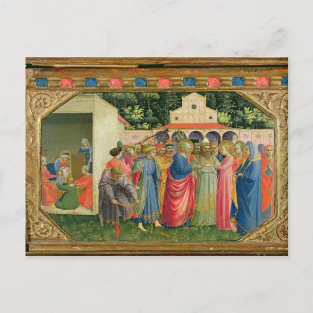 The Birth and Marriage of the Virgin Postcard (Front)