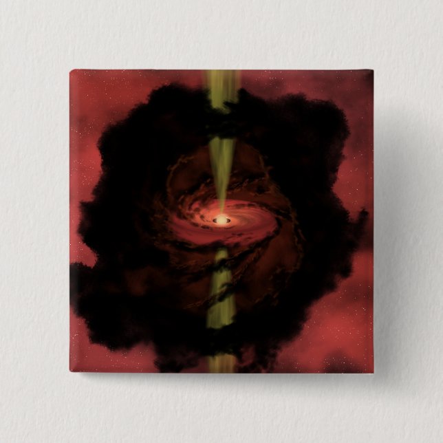 The birth of a star 15 cm square badge (Front)