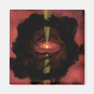 The birth of a star magnet