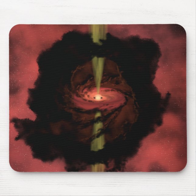 The birth of a star mouse mat (Front)