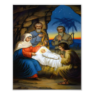 The birth of Christ Photo Print