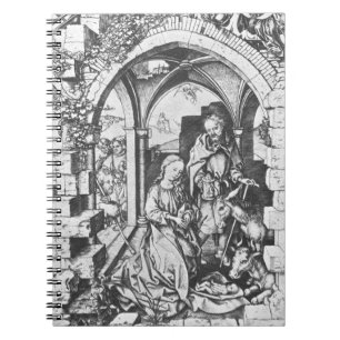 The Birth of Jesus (by Martin Schongauer) Notebook