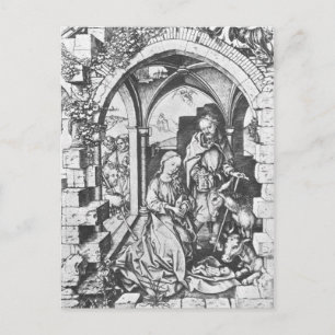 The Birth of Jesus (by Martin Schongauer) Postcard
