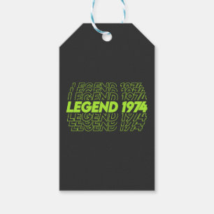 The Birth Of Legends 1974 Gift Tags