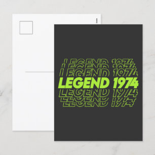 The Birth Of Legends 1974 Holiday Postcard