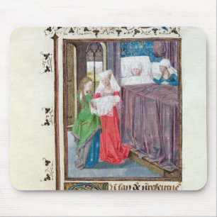 The Birth of Louis Mouse Mat