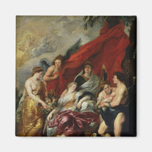 The Birth of Louis XIII at Fontainebleau Magnet