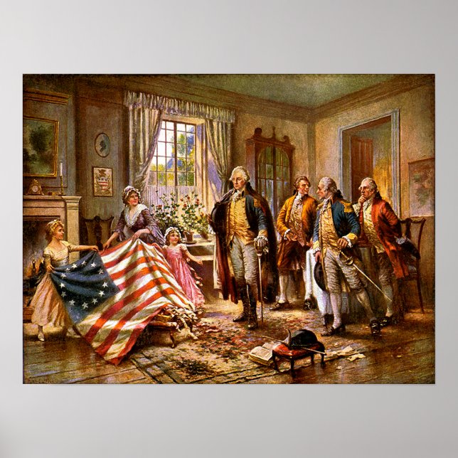 "The Birth Of Old Glory" Poster (Front)