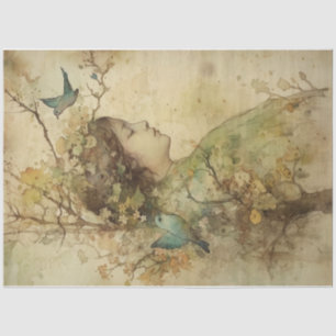 The Birth of Spring Tissue Paper