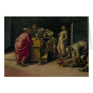 The Birth of St. John the Baptist (oil on panel)