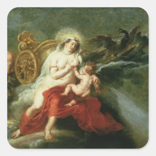 The Birth of the Milky Way, 1668 Square Sticker