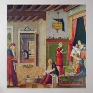 The Birth of the Virgin, 1504-08 Poster
