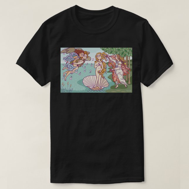 The Birth of Venus 14 T-Shirt (Design Front)