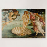 The Birth of Venus | Botticelli Jigsaw Puzzle<br><div class="desc">The Birth of Venus by Italian Renaissance artist Sandro Botticelli (1445 – 1510). Botticelli's original painting is a tempera on panel depicting the goddess Venus emerging from the sea as a fully grown woman. 

Use the design tools to add custom text or personalize the image.</div>