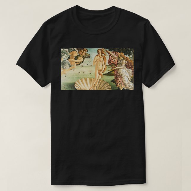 The Birth of Venus Botticelli Renaissance 2 T-Shirt (Design Front)