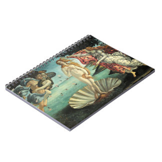 The Birth of Venus Botticelli Spiral Notebook